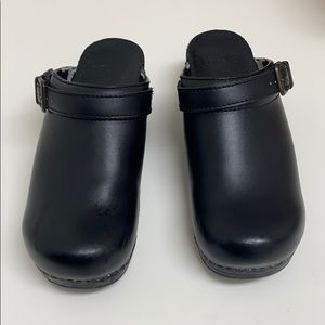 Dansko Heel Strap Leather Mules 40